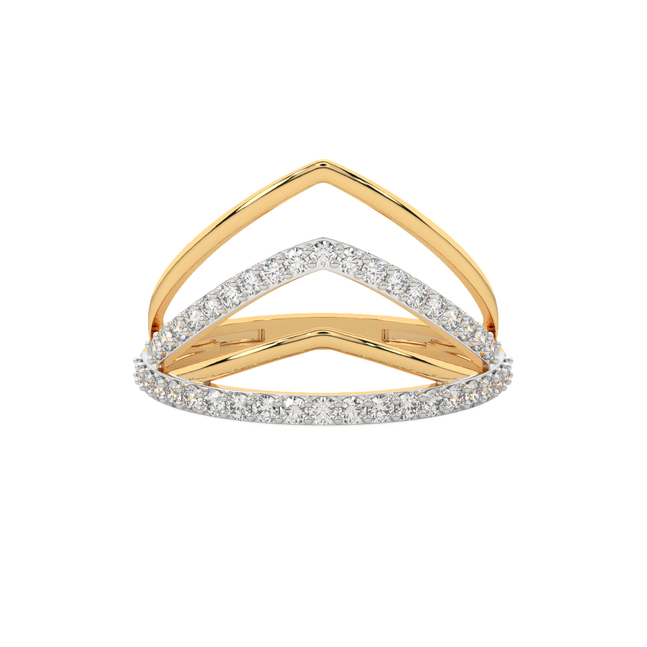 Darwin Round Diamond Stackable Ring